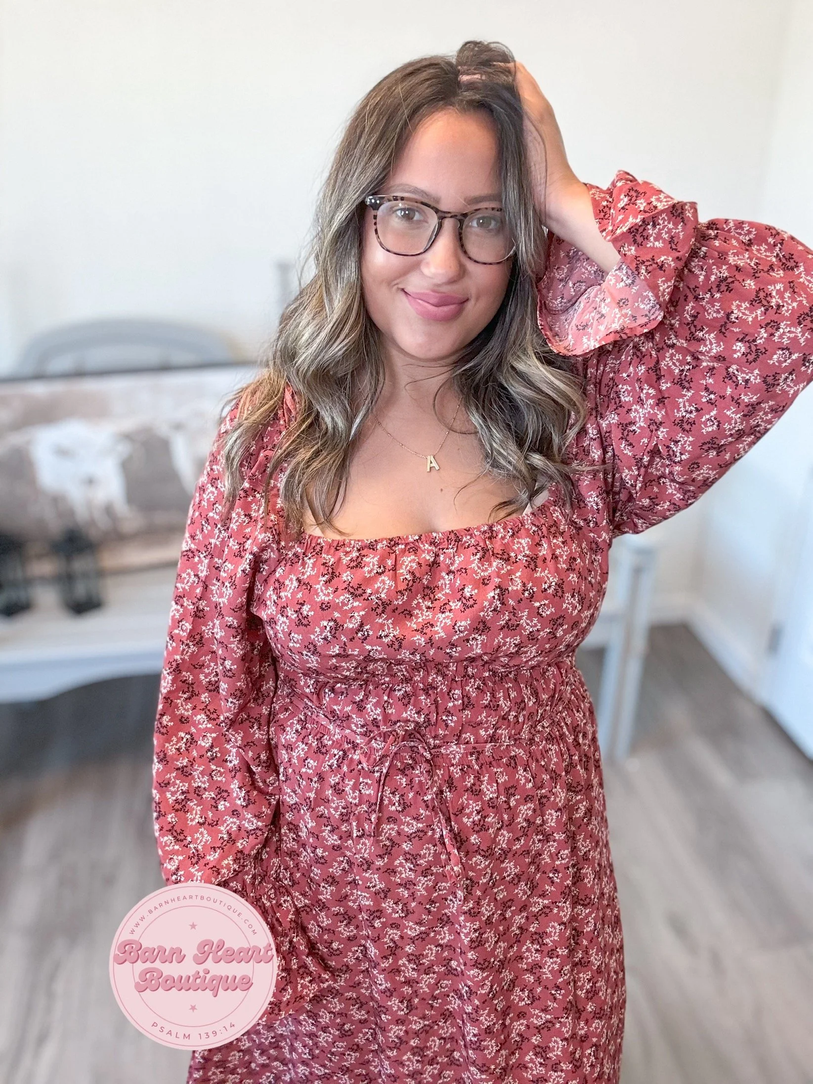 Everything is Better in Fall Maxi Dress Barn Heart Boutique